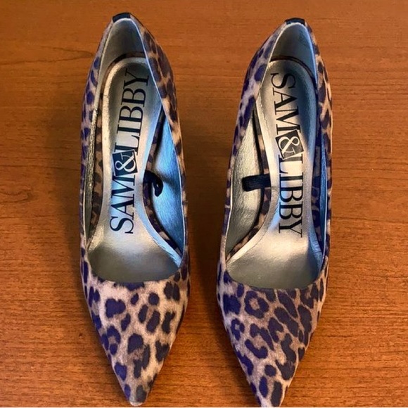 Sam & Libby Animal print heels - Picture 1 of 6